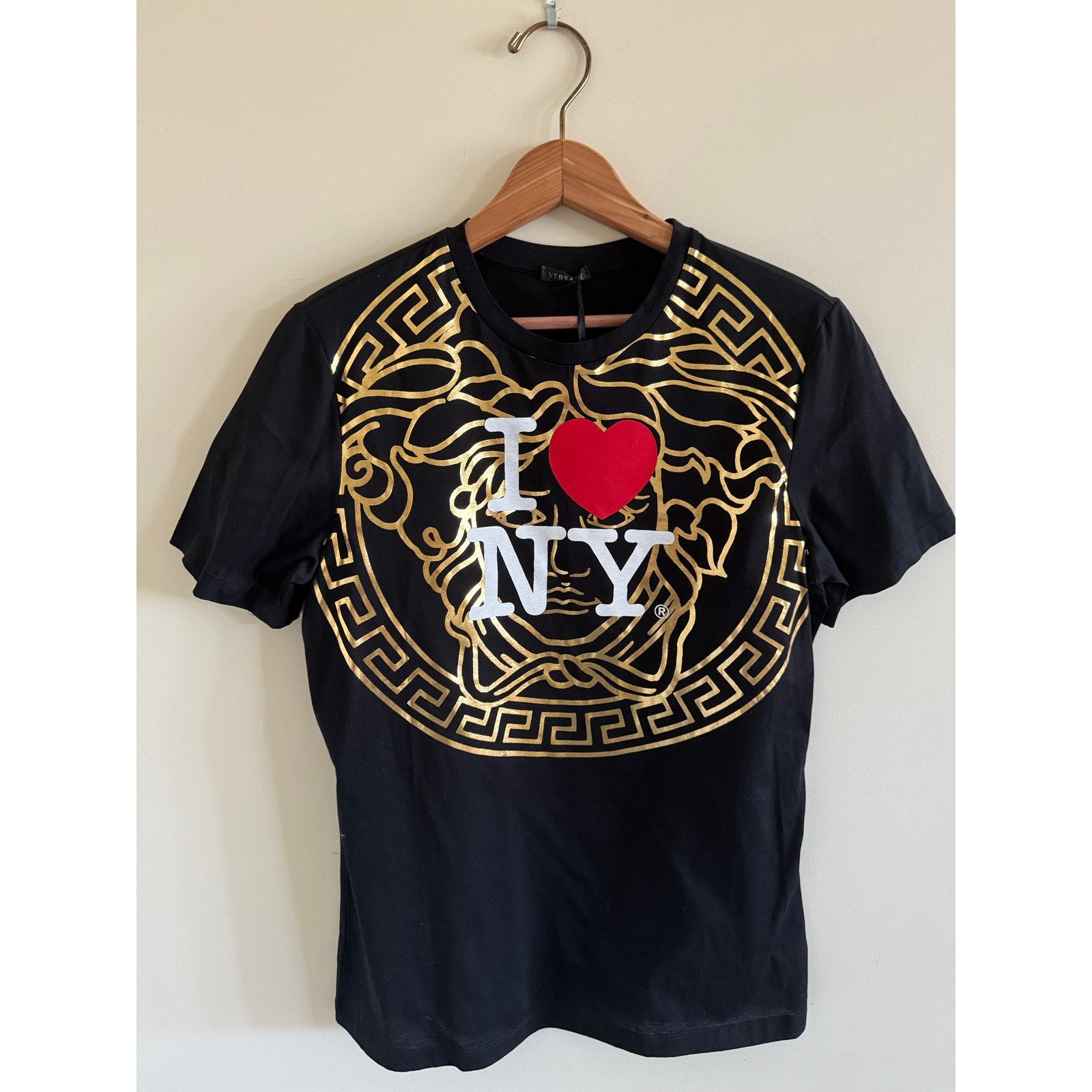 Nwt Versace I Love Ny Medusa Graphic Tee